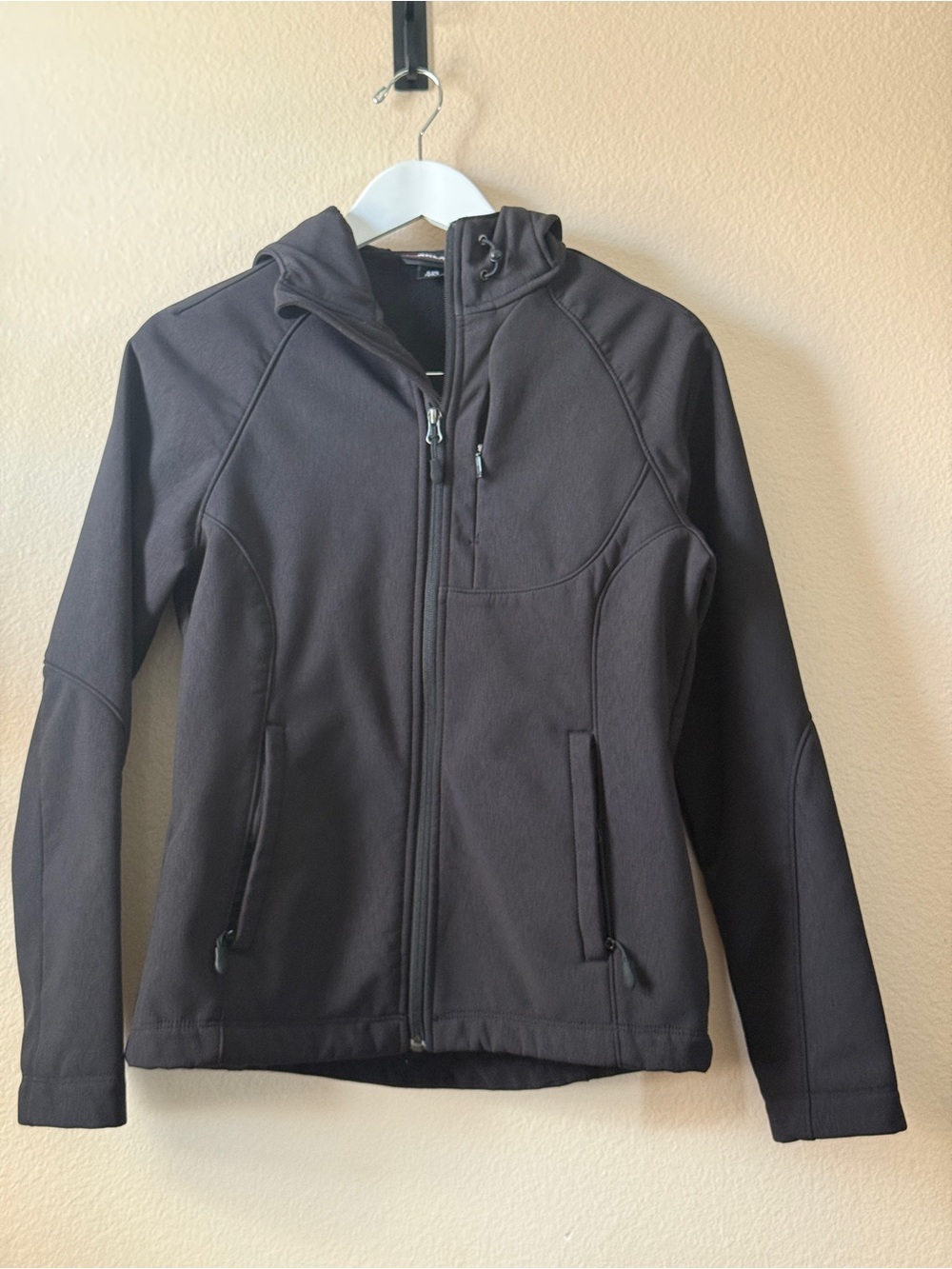 Kirkland Signature Black Hooded Lightweight Jacket